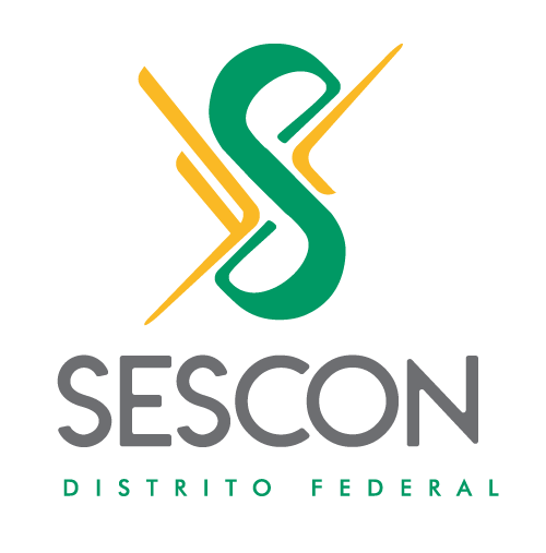 Logotipo SESCON/DF - SIND DAS EMP DE SERV CONT E DAS EMP DE ASSES PER INF E PESQUISAS DO DF