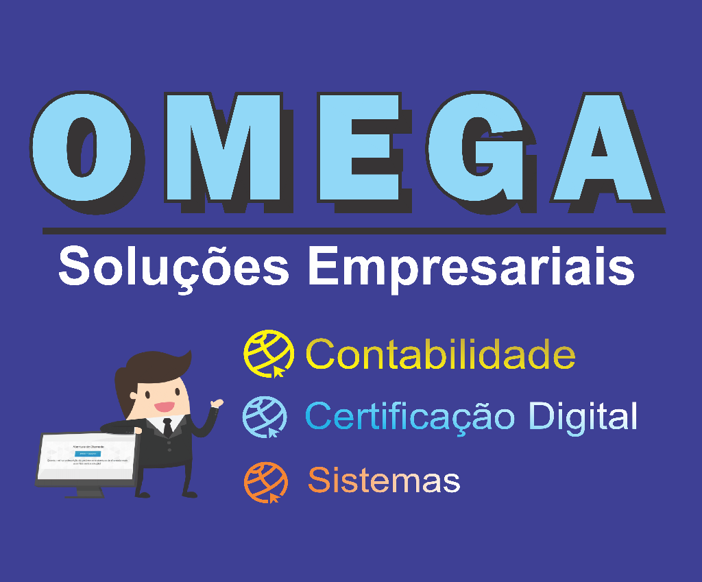 Logotipo OMEGA - CONTABILIDADE, ASSESSORIA E SERVICOS