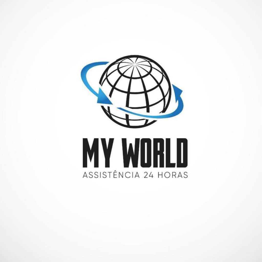 Logotipo MY WORLD ASSIST. 24 HORAS E CLUB DE VANT. VEICULARES