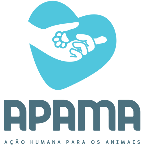 Logotipo AMANDO, PROTEGENDO E AJUDANDO MUITOS ANIMAIS