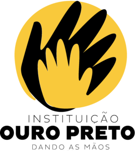 Logotipo INSTITUICAO OURO PRETO DANDO AS MAOS